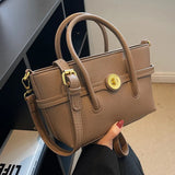 Large Capacity Shoulder Bags Western Style Crossbody Bags Texture PU Leather