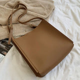 Large Capacity Soft PU Leather Tote All-match Handbag Lady Casual