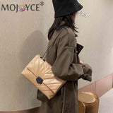 Large Capacity Shoulder Handbag Women Solid PU Leather Crossbody Bag