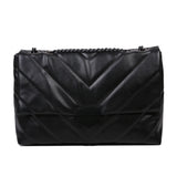 Large Capacity Solid Leather Crossbody Bag