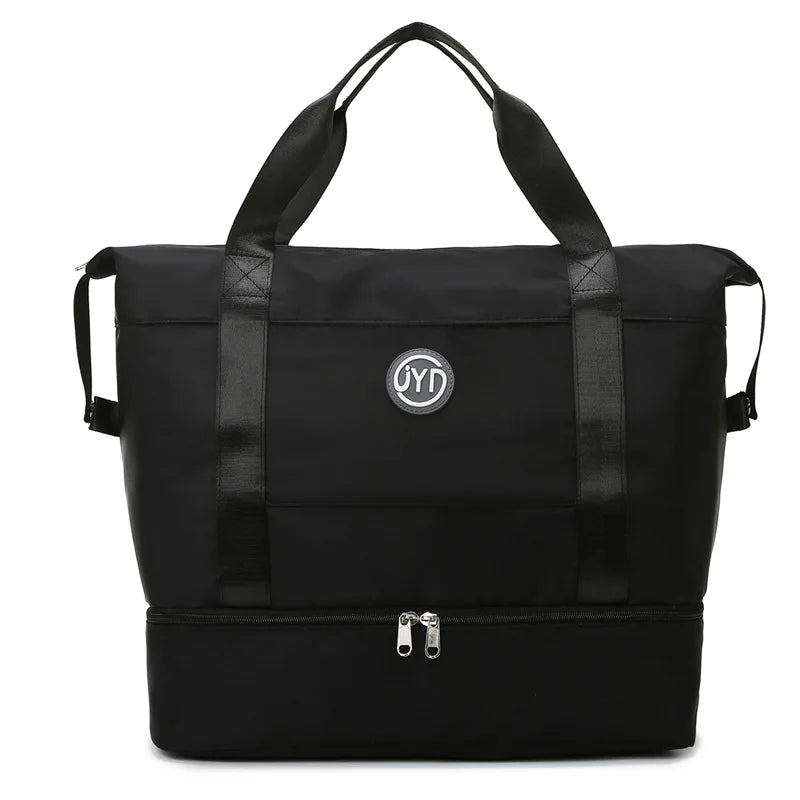Large Capacity Travel Fitness HandBag for Short Trips Dry and Wet Separation