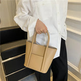 Large-Capacity Women Shoulder Bag High Pu Handbag Woman Shopping