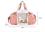 Large Capacity Women Shoulder Bags Lady's Travel Bag Pink