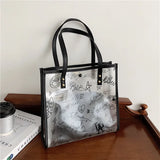 Women's Large Capacity Jelly Bag Summer Shoulder Beach Tote