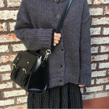 Vintage Ladies Pu Leather Tote Bags Large Shoulder Bag