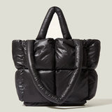 Large Tote Padded Handbags Winter Purse