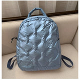 Large Quilted Handbag Nylon Shoulder Bag Winter Purse