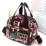 Waterproof Nylon Handbag Floral Cross-body Bag Tote Bolsas Feminina