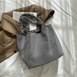 Large-capacity Canvas Handbag Retro Style One-shoulder Bag