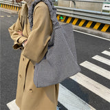 Large-capacity Canvas Handbag Retro Style One-shoulder Bag