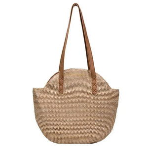 Large-capacity Straw Bag Tote Shoulder Bag Woven Handbag