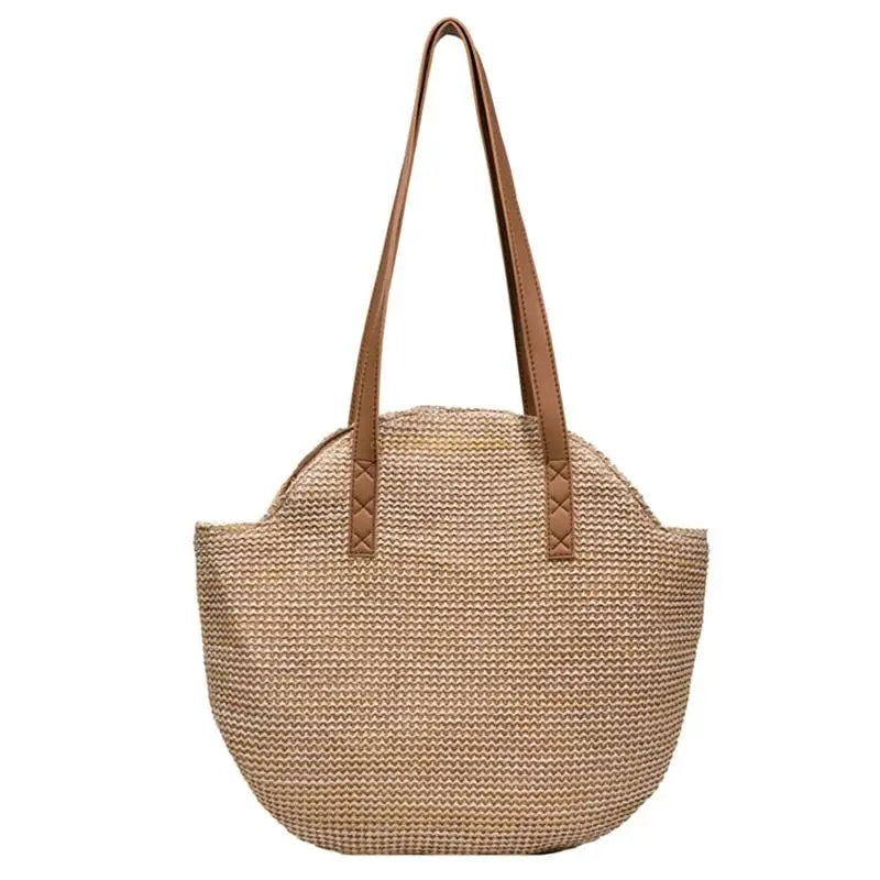 Large-capacity Straw Bag Tote Shoulder Bag Woven Handbag