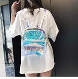 Clear PVC Double Shoulder Bag for Girls