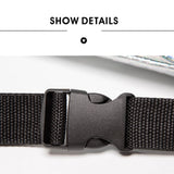 Women PU Leather Waist Bag Sport Casual Chest Phone Pouch Zipper