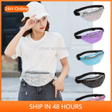 Laser Fanny Waist Bag Casual Chest Phone Pouch Zipper Female Streetwear