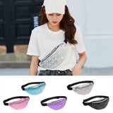 Laser Fanny Waist Bag Casual Chest Phone Pouch Zipper Female Streetwear