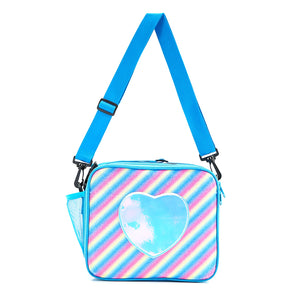 Rainbow Lunch Box & Insulated Bag Set for Women Girls