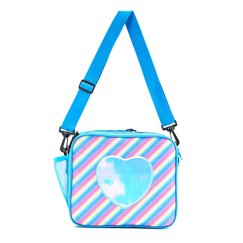 Rainbow Lunch Box & Insulated Bag Set for Women Girls