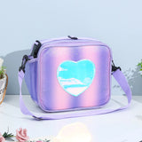 Rainbow Lunch Box & Insulated Bag Set for Women Girls