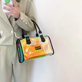Transparent Crossbody Bag Jelly Tote Travel Handbag