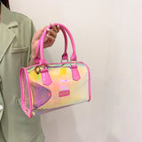 Transparent Crossbody Bag Jelly Tote Travel Handbag