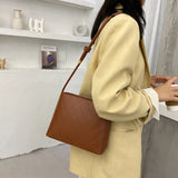 Lattice Pattern Envelop Handbag PU Leather Shoulder Crossbody Bag
