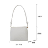 Lattice Pattern Envelop Handbag PU Leather Shoulder Crossbody Bag