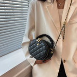 Lattice Totes Famous PU Leather Women's Handbag Short Handle Shoulder Bag