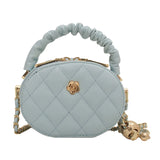 Lattice Totes Famous PU Leather Women's Handbag Short Handle Shoulder Bag