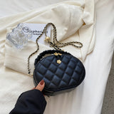 Lattice Totes Famous PU Leather Women's Handbag Short Handle Shoulder Bag