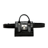 Leather Belt Bag Women Phone Pouch Fanny Pack Chest Packs
