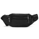 Leather Waist Fanny Pack for Men Women Travel Phone Bag