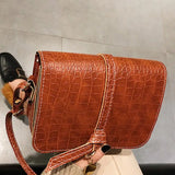 Crocodile Grain Crossbody Bag for Women Party Small Pouch