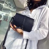 Crocodile Grain Crossbody Bag for Women Party Small Pouch