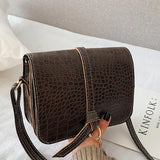 Crocodile Grain Crossbody Bag for Women Party Small Pouch