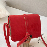 Crocodile Grain Crossbody Bag for Women Party Small Pouch
