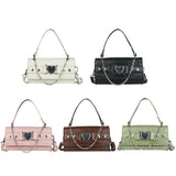 Leather Shoulder Bag Top Handle Handbag for Traveling