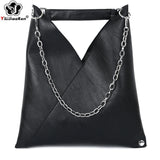 Leather Women's Tote Bag Large Capacity Shoulder Sac a Main