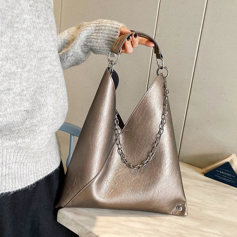 Women's Leather Handbag Tote Shoulder Bag Large Capacity