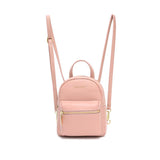 Women's Leather Mini Backpack Purse Multi-Function Shoulder Bag
