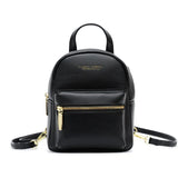 Women's Leather Mini Backpack Purse Multi-Function Shoulder Bag