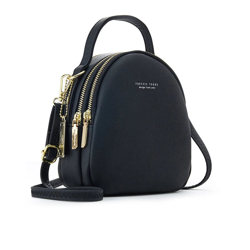 Leather Mini Backpack Purse for Women Ladies Tote
