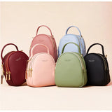 Leather Mini Backpack Purse for Women Ladies Tote