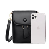 Leather Mobile Phone Bag Women's Shoulder Bags Messenger Bags