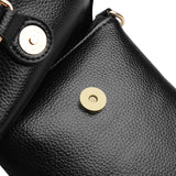 Leather Mobile Phone Bag Women's Shoulder Bags Messenger Bags