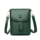 Leather Mobile Phone Bag Women's Shoulder Bags Messenger Bags