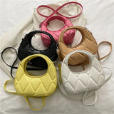 Pure Zipper Leather Shoulder Bags for Women Birthday Gift