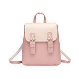 Leather Small Shoulder Bag Female Handbags Women Patchwork Colors Cross Body Pur