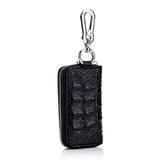 Crocodile Pattern Leather Key Wallet Holder
