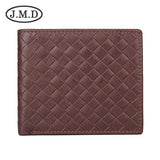 Men's Cowhide Embossed Leather Wallet Dollar Clip